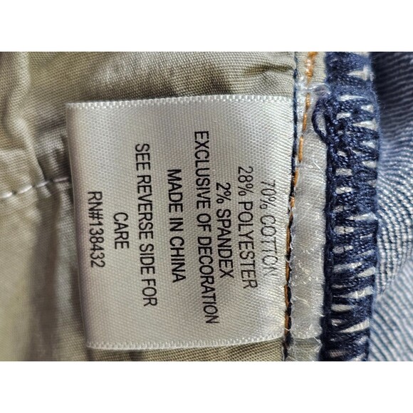 ALK Women's 8 Modcloth Dark Wash Denim‎ Classic  Blue Jean Mini Skirt NEW NWT - Picture 5 of 6